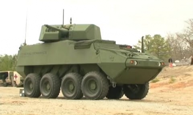 General Dynamics Wins $75 Million US Army Contract For Stryker Vehicle Cannons