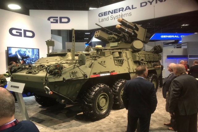 GD Unveils Prototype of Stryker A1 IM-SHORAD, Stryker A1 MCWs Ready for Production