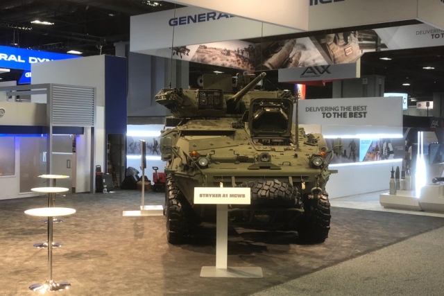 GD Unveils Prototype of Stryker A1 IM-SHORAD, Stryker A1 MCWs Ready for Production