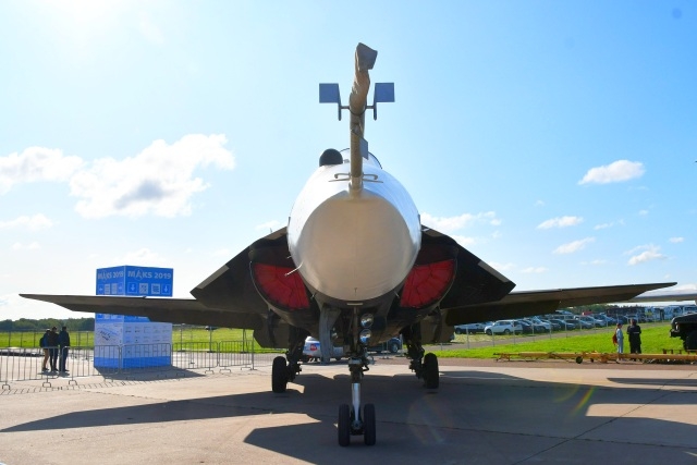 Su-57’s Technology predecessor, the Su-47 ‘Berkut’ Displayed at MAKS 2019
