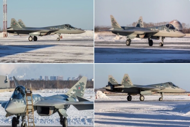First Serially Produced Russian Su-57 Stealth Jet Testing Hypersonic Weapons