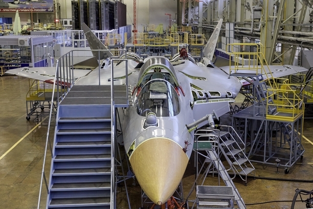 Assembly Line Being Prepared for Production of Russian Su-57 Stealth Jet
