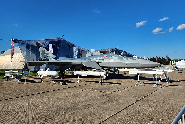 Russian Su-57 Fighter Gets New 300 km-Range Compact Air-to-Air Missile