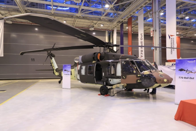 Turkey Unveils First Locally Assembled T-70 Black Hawk Helicopter 