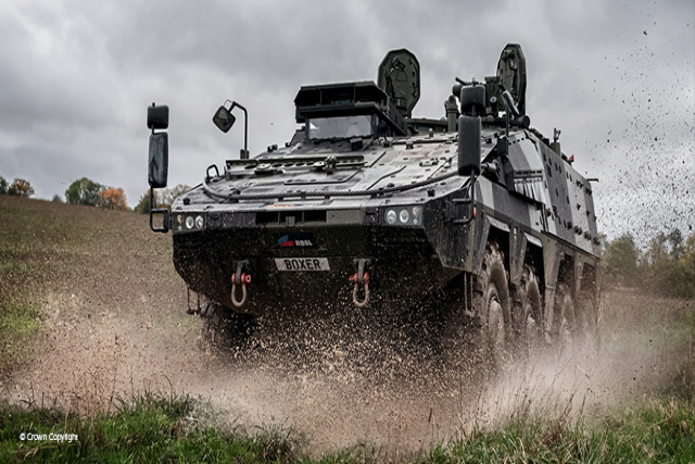 Thales UK Wins $252.3M to Supply Protector RS4 RWS for British Boxer Vehicles
