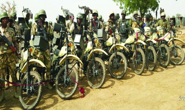 Nigerian Army Inducts Combat Motorbikes Battalion To Fight Boko Haram