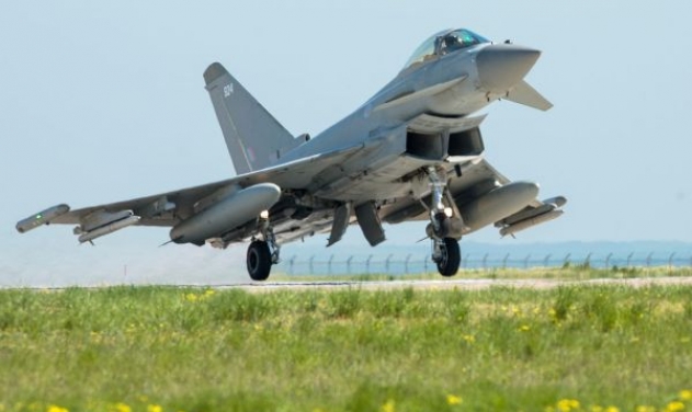 British Typhoon Aircraft Scrambled To Intercept Russian Bomber Over Black Sea