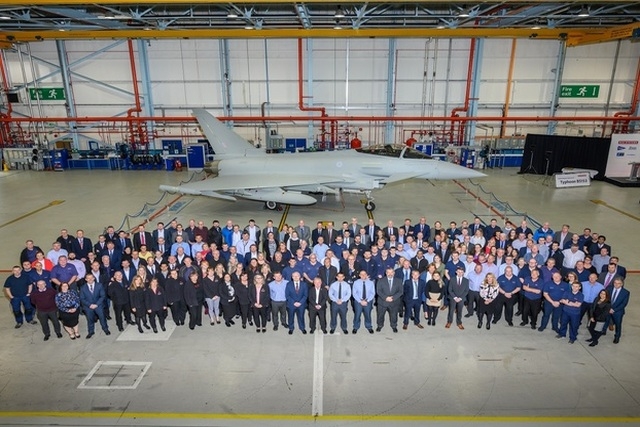 BAE Systems Completes Typhoon Jet Deliveries to RAF