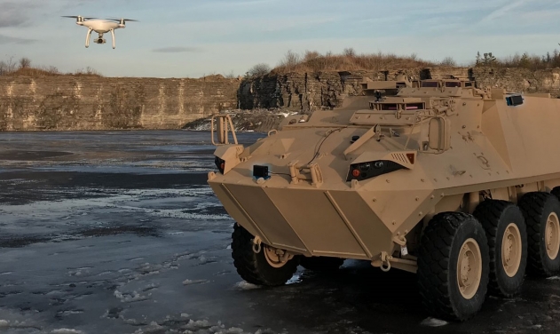 General Dynamics, MyDefence Integrate Counter UAS Tech in Armored Vehicles