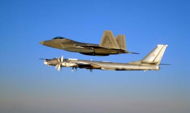 US Air Force F-22 Fighters Intercept Two Russian Nuclear-capable Tu-95 Bombers Near Alaska