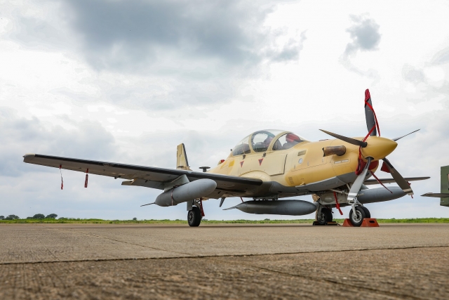 Nigerian Air Force Inducts A-29 Super Tucano Aircraft