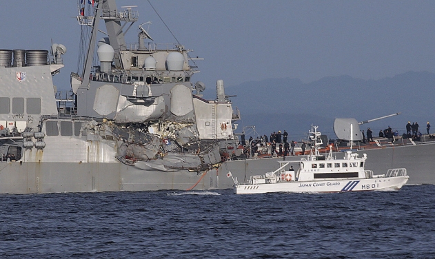 US Navy Sacks Top 3 Commanders Of USS Fitzgerald Which Collided With Merchant Ship