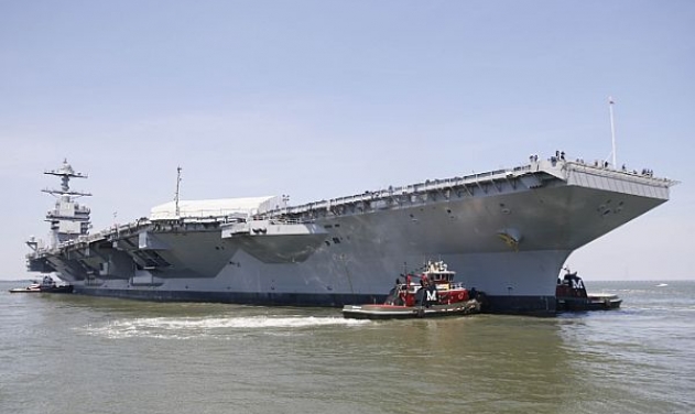 US Navy To Receive $13 Billion Aircraft Carrier In April