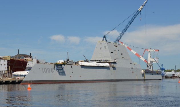 USS Zumwalt Stealth Ship Can Hit Targets 63 Nautical Miles Away