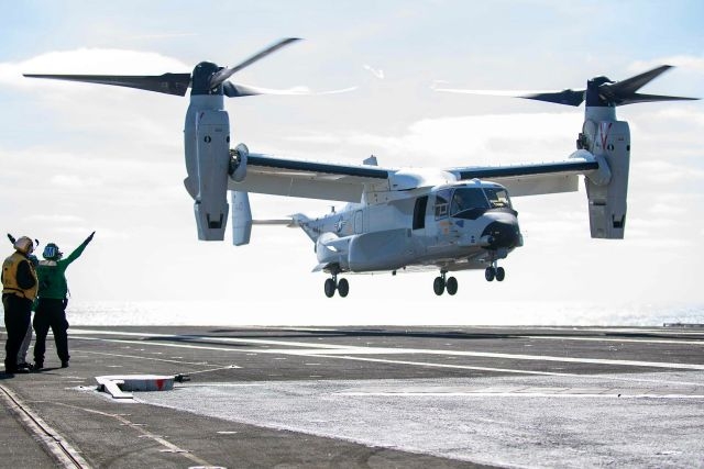 U.S. Naval Air Systems Command Lift V-22 Osprey Grounding