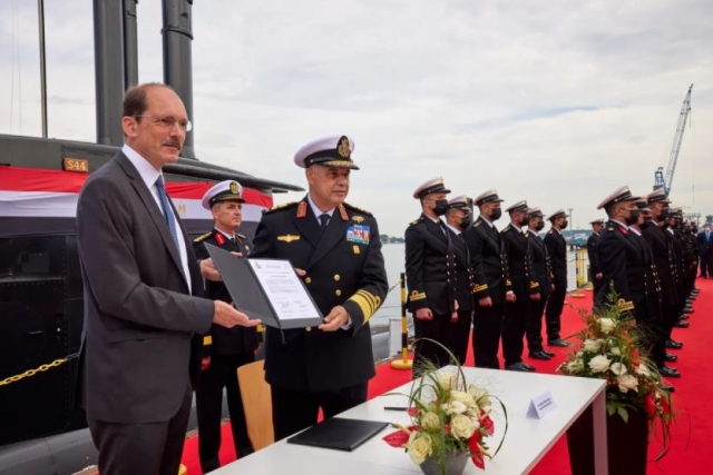 Thyssenkrupp Hands over Fourth Submarine to Egyptian Navy