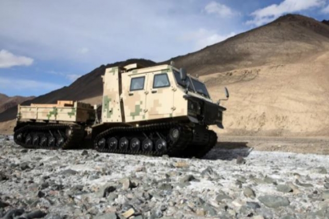 Chinese Troops Near Indian Border Receive New All-Terrain Vehicle for Winter Logistics Support