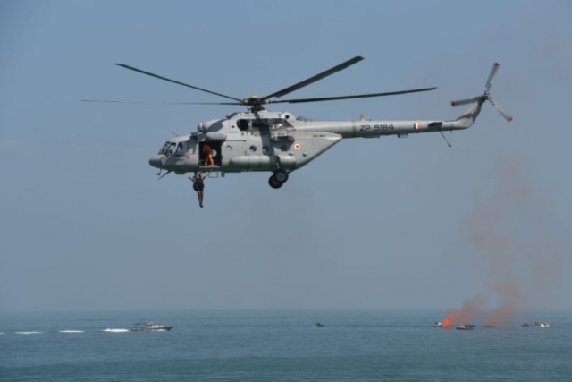 Indian Mi-17 Helicopter Crash Lands, Pilots Safe