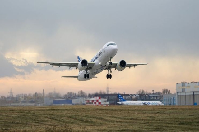Second Russian MC-21 Import-substituted Aircraft Takes to Flight