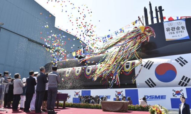 Daewoo-Built Submarine Handed Over To Korean Navy