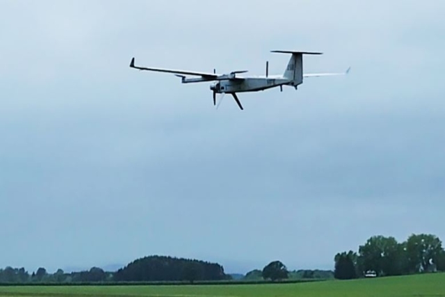 AeroVironment Tests Jump 20 VTOL UAS with Heavy Fuel Engine