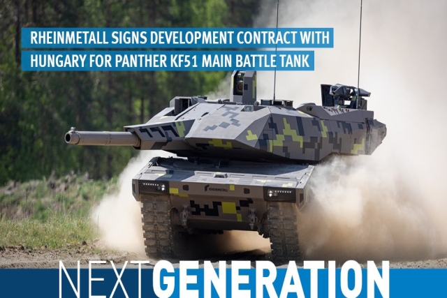 Hungary, Rheinmetall Forge €288M Deal for Panther KF51 Main Battle Tank ...