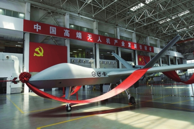 China's AVIC Rolls Out First Wing Loong-2 Civilian Drone for Weather ...