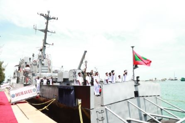 India Hands Over Fast Patrol Vessel, Landing Assault Ship To Maldives