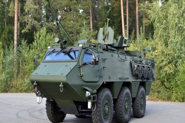 Swedish Army Receives 1st Batch of Finnish Pansarterrangbil 300 Armored ...