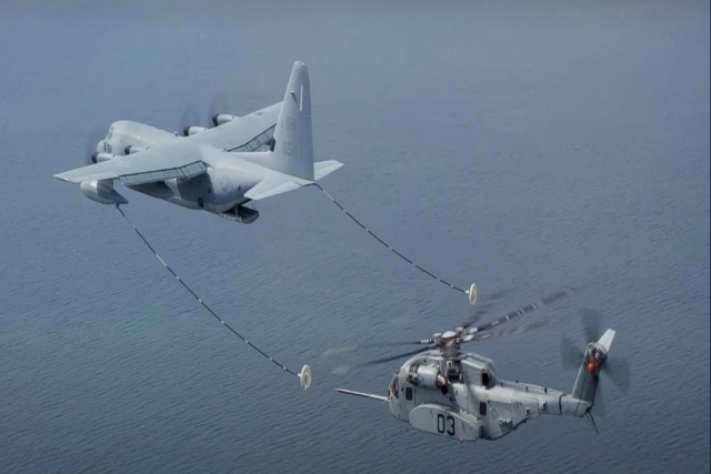 Sikorsky CH-53K Helicopter Completes Aerial Refueling Tests with KC ...