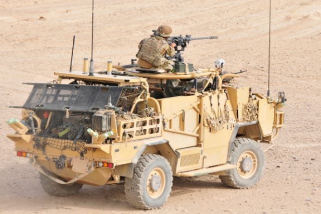 Saab's Giraffe 1x Radar Installed On Supacat Jackal Vehicle Debuts At 