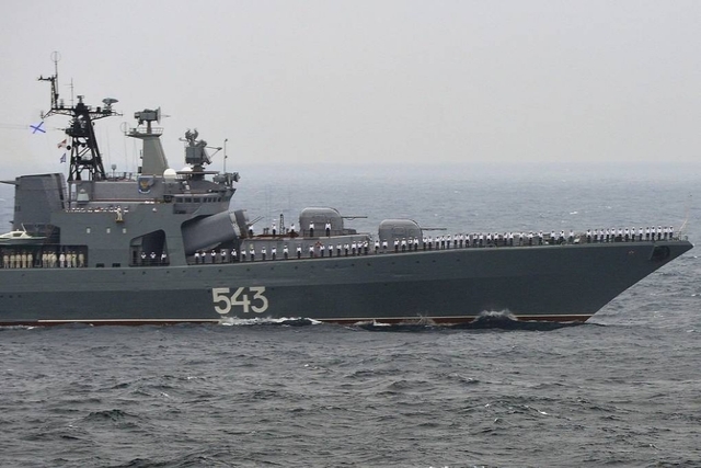 Russian Frigate Upgraded with Kalibr-NK Missiles Commences Trials