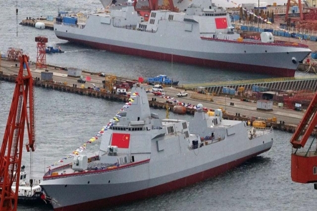 Chinese Destroyer Equipped With Land-attack Cruise Missile